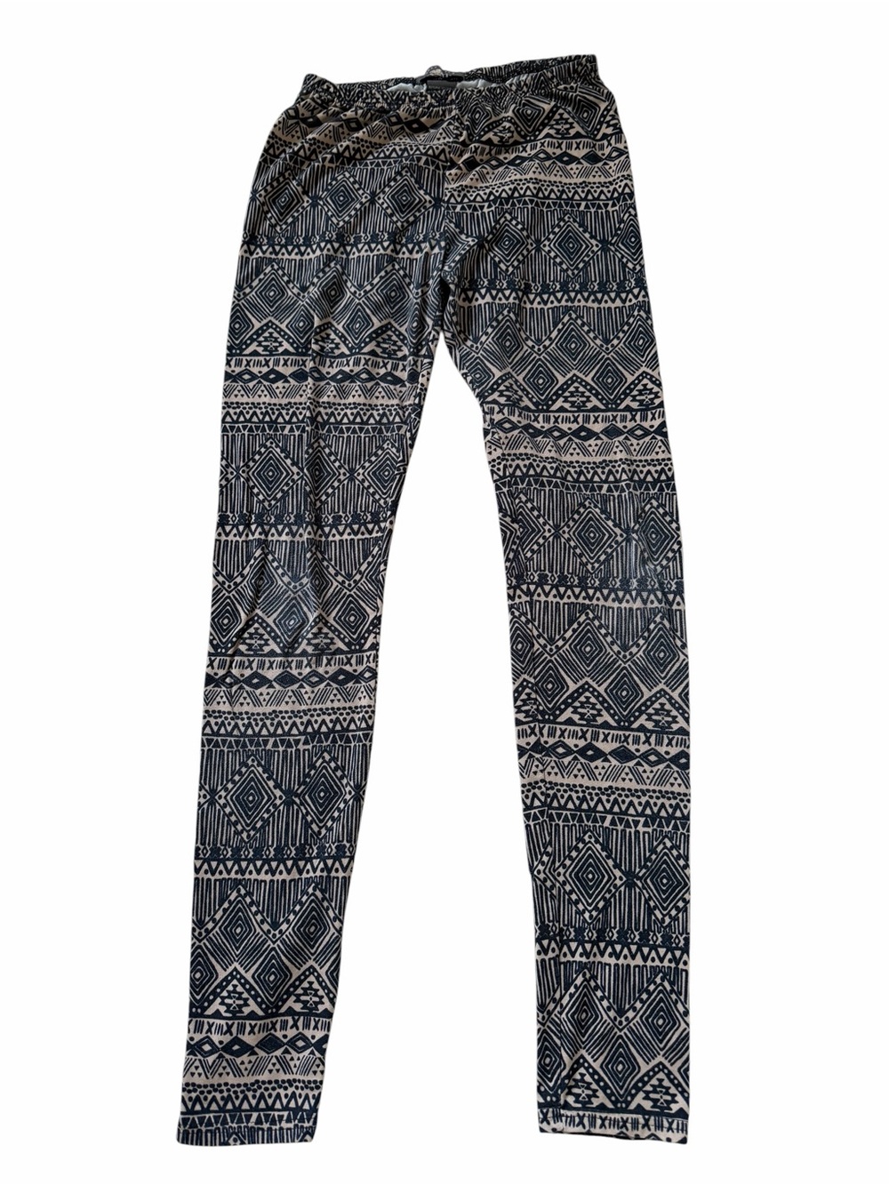 Suzy Shier Geometric Print Leggings Pants Size M